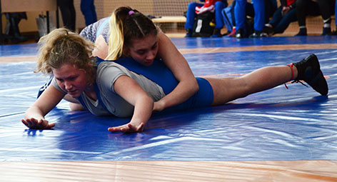 В Быхове прошли Олимпийские дни молодежи области по вольной борьбе среди девушек