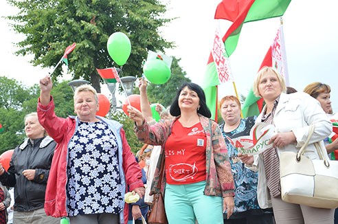В Быхове в формате свободного микрофона прошел митинг-акция «За Беларусь»
