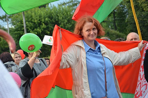 В Быхове в формате свободного микрофона прошел митинг-акция «За Беларусь»