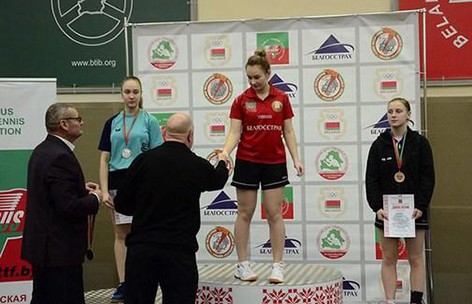 Могилевчанка завоевала «серебро» на первенстве Беларуси по настольному теннису