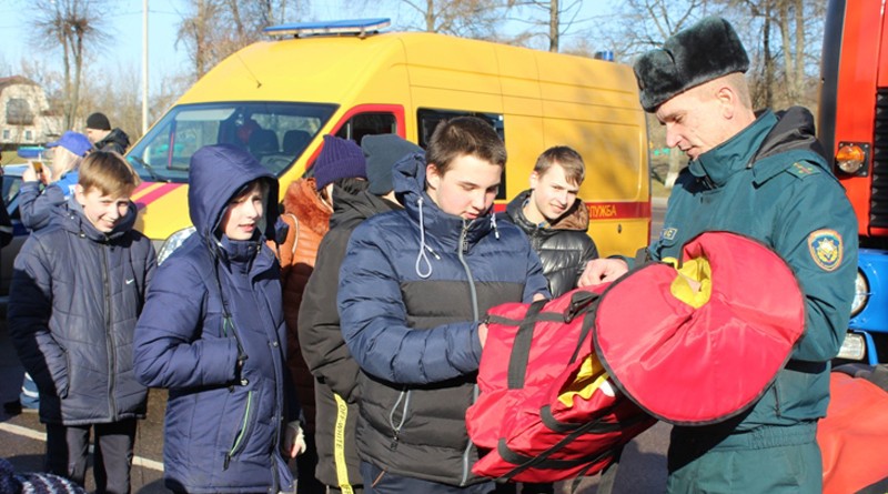 Спасатели Быховщины приняли участие в Едином дне безопасности