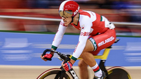 Белорус Евгений Королек выиграл золото ЧМ по велоспорту на треке