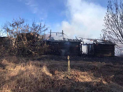 На Быховщине произошло 3 пожара в частном жилом секторе