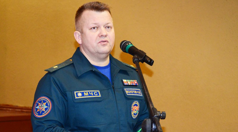 ГУО «Средняя школа №2 г. Быхова» посетил заместитель министра по чрезвычайным ситуациям РБ Игорь Болотов