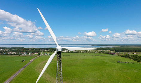 Строительство самой высокой в Беларуси ветроустановки планируют завершить до конца года