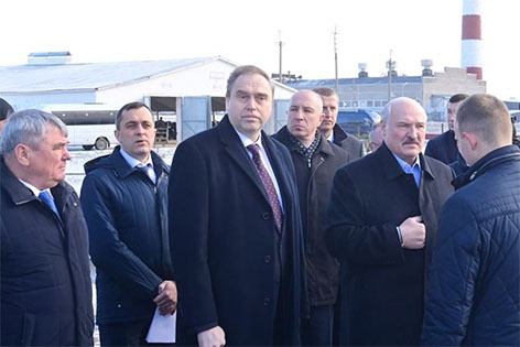 Лукашенко посещает Гродненскую область