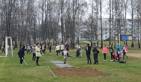 На базе Быховского ФОЦ прошла спартакиада школьников по лёгкой атлетике (фотофакт)