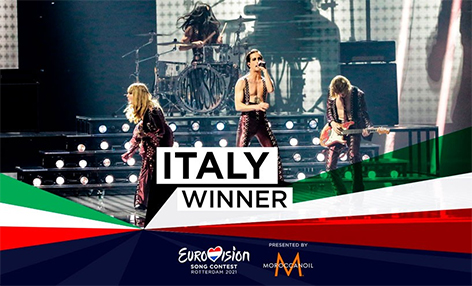 «Евровидение-2021» выиграла группа Mаneskin из Италии