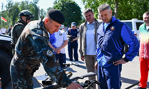 В Быхове прошла XIII Спартакиада руководящего состава органов внутренних дел области (видео)