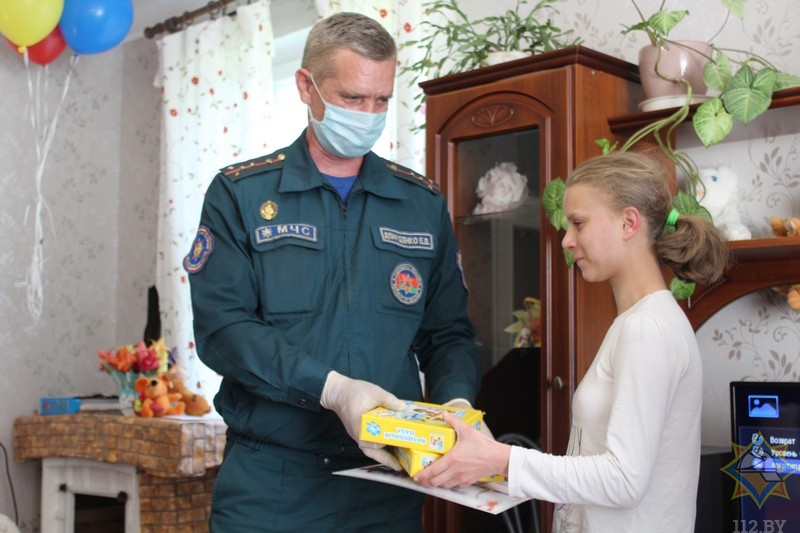 Быховские спасатели посетили детские дома семейного типа