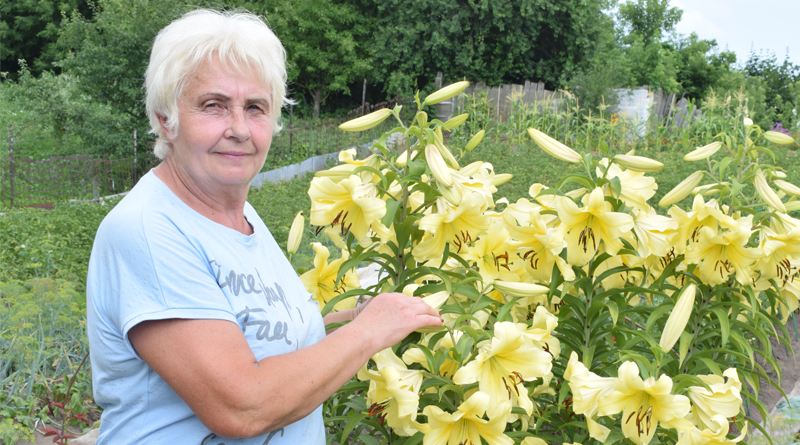 Быховчанка Валентина Ткач посвящает свободное время цветоводству