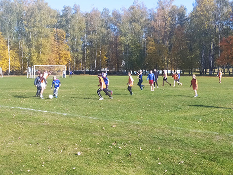 В Быхове проходит спартакиада школьников по футболу среди юношей