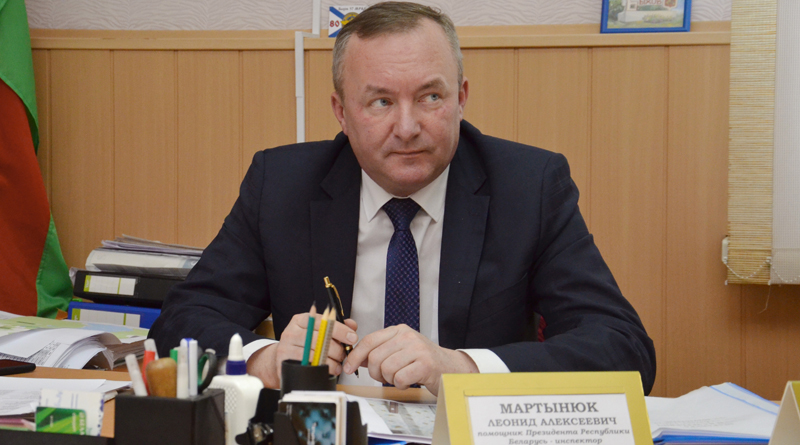 Выездной прием граждан в Быховском райисполкоме провел Леонид Мартынюк