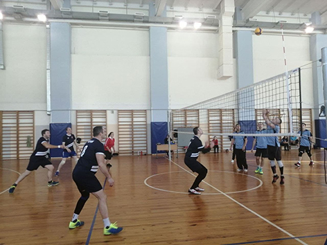 В Быховском ФОЦ прошёл открытый турнир по волейболу среди организаций и предприятий района (фото)