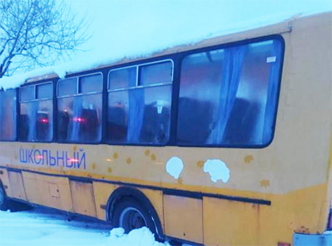 Школьный автобус в Быховском районе застрял в снегу – помогали спасатели