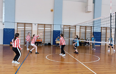 В Быхове прошла спартакиада школьников по волейболу среди девушек городских учреждений образования (фотофакт)