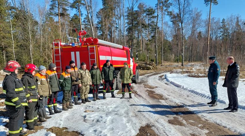 На территории Быховского района проведены учения по ликвидации последствий природных и техногенных чрезвычайных ситуаций