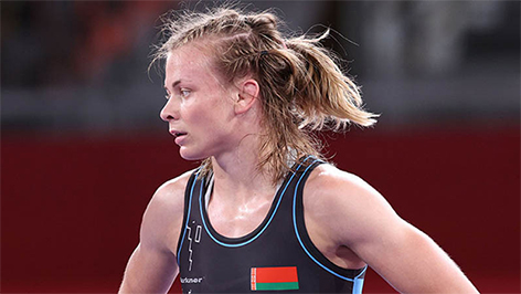 Белоруска Ирина Курочкина выиграла золотую медаль на первом турнире Борцовской лиги Поддубного