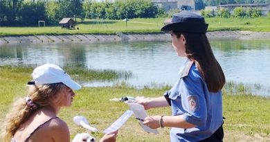 Рейды у водоемов: милиционеры из Быховского РОВД проводят профилактическую работу с отдыхающими