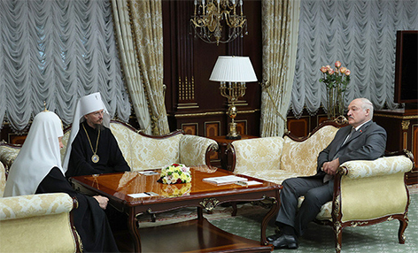 Лукашенко на встрече с Патриархом Кириллом: правда на нашей стороне, мы выдержим любое давление