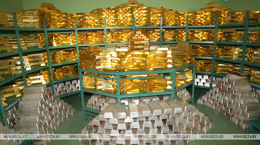 Золотовалютные резервы в Беларуси за июнь выросли на 1,3% до $7,5 млрд