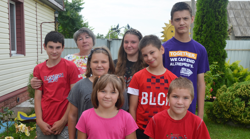 Семья Богдановичей из агрогородка Барколабово вошла в активную фазу подготовки к началу нового учебного года