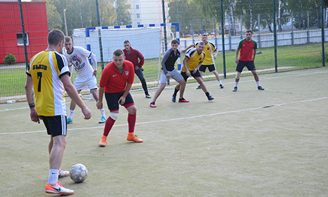 В Быховском ФОЦ прошли финальные игры ежегодной спартакиады по мини-футболу среди организаций и предприятий района