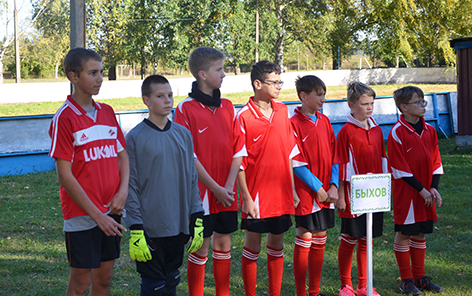 Команда гимназии г.Быхова приняла участие в турнире по мини-футболу, посвященном памяти воинов-интернационалистов