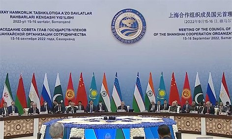 Лукашенко принимает участие в расширенном заседании саммита ШОС. Второй день форума в Самарканде