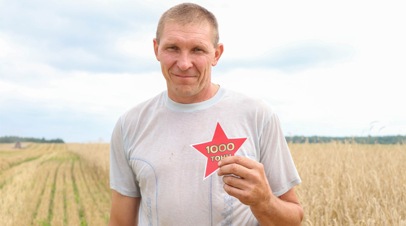 Водитель ОАО «Воронино» Олег Мамков: “Труд хлеборобов — один из самых важных”