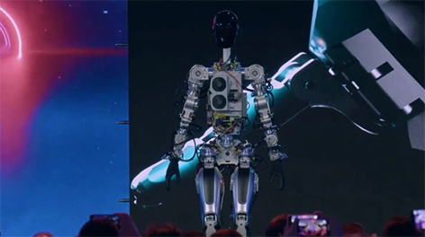 Маск презентовал тестовый прототип робота-гуманоида