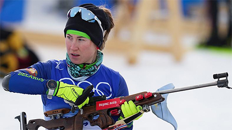 Динара Алимбекова выиграла масс-старт на этапе Кубка Содружества по биатлону
