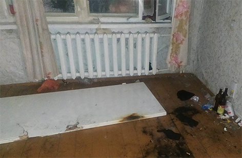 В Быхове произошел пожар в общежитии