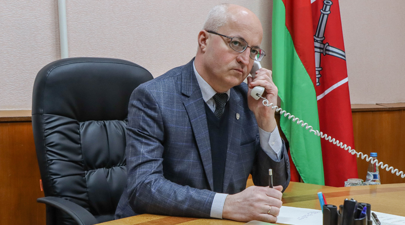 Заместитель председателя Комитета государственного контроля Могилевской области Олег Стригун с рабочим визитом посетил Быховщину