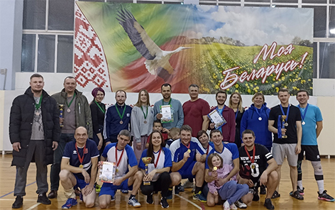 В Быховском ФОЦ состоялись финальные игры соревнований по волейболу среди организаций и  предприятий района