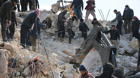 Эрдоган: число жертв землетрясений в Турции возросло до 8574