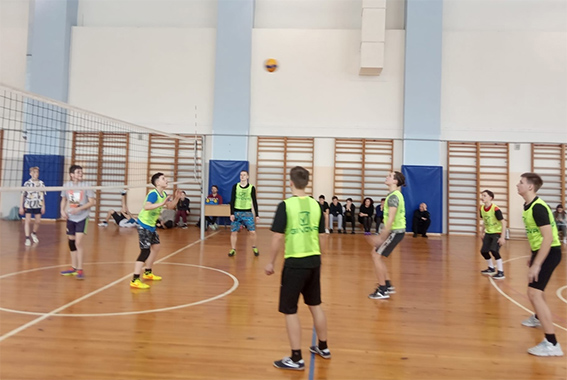 В Быховском ФОЦ прошли соревнования по волейболу “Мяч над сеткой”