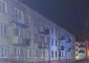 Пожар в квартире на первом этаже трехэтажного жилого дома по ул. Гришина в Быхове Пожар в Быхове