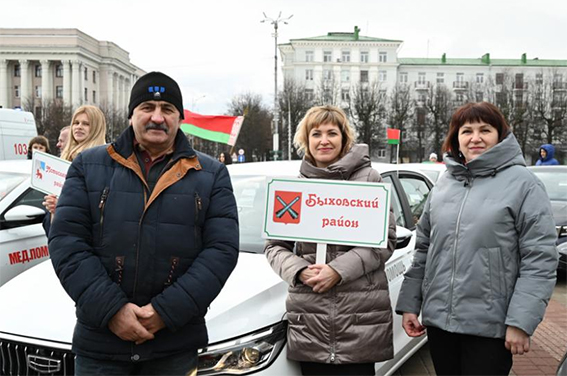 Автопарк медицинской помощи Могилевской области пополнился новыми машинами
