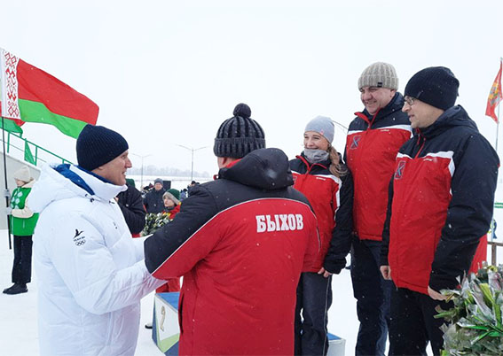 Команда Быховского района заняла третье место в областных соревнованиях «Могилевская лыжня – 2023» в Чаусах
