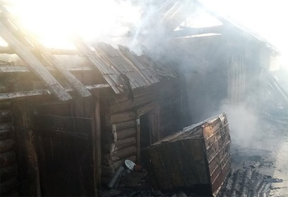 В Быховском районе ликвидирован пожар