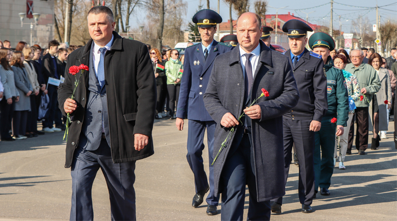 В Быхове прошел митинг-реквием, посвященный Дню освобождения узников фашистских концлагерей (ФОТО)