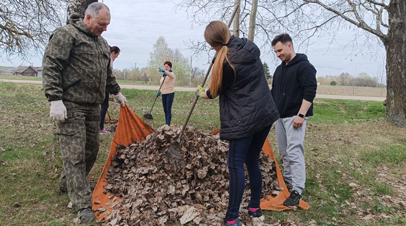 ФОТОРЕПОРТАЖ: на Быховщине прошел республиканский субботник