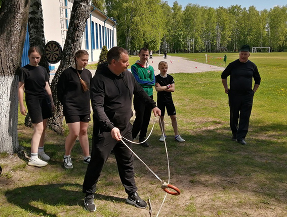 На базе Быховского ФОЦ состоялся спортивный праздник «Мама, папа, мы – в безопасности сильны!»