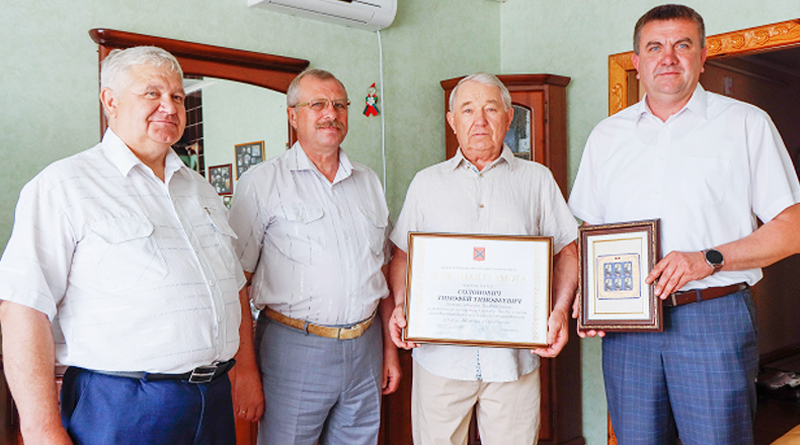 80-летний юбилей отпраздновал Почетный гражданин Быховского района Тимофей Солонович