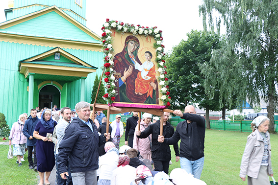 Сегодня на Быховщине в праздник иконы Божией Матери «Барколабовская» состоялись торжества.