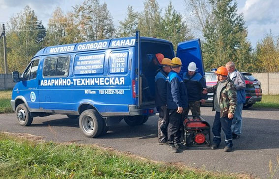 В Быховском районе прошли учения по реагированию на чрезвычайные ситуации