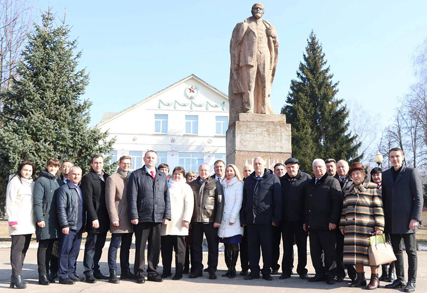Выездной семинар-совещание областного комитета Коммунистической партии Беларуси прошел на Быховщине