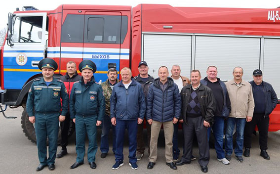 В Быхове чествовали ветеранов органов и подразделений по чрезвычайным ситуациям