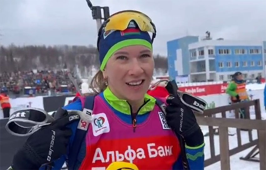 Анна Сола выиграла спринт на Кубке Содружества по биатлону в Мурманске